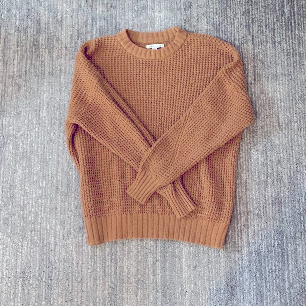 American Eagle Oversized waffle knit sweater. sz xs